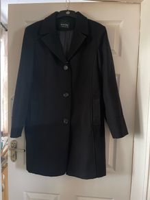 wool black coat