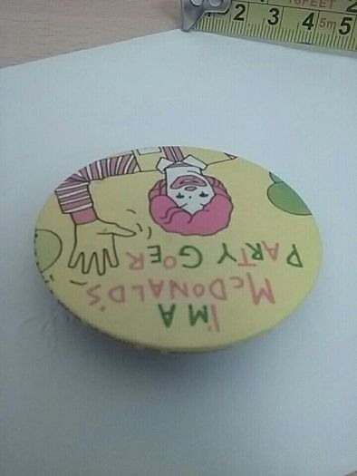 McDonalds badge fast food