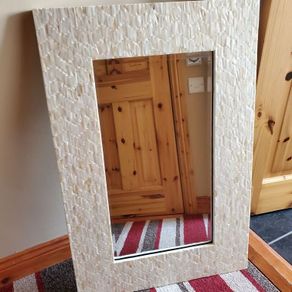 beautiful marble effect mirror