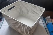 Curver Your Style Large Retangular Basket 18 Litre - White