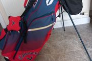 callaway water resistant golf bag with stand.