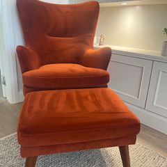 Arm Chair Rustic Orange Michael Murphy