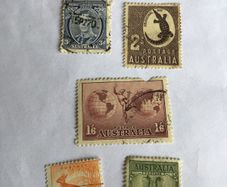 Old Australia stamps