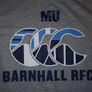 Canterbury Barnhall Rugby Club  Tshirt  T Shirt Leixlip Kildare Dublin Tee Grey Image 2