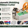Automatic Hot and Cold Webbing Ribbon Cutting Machine 85 mm with LCD Display Image 3