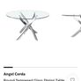 PRICE DROP DAWNAngel Creda Designer Tempered Glass Table 1/7 Price Image 3