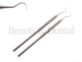 2x Probe 23 Explorer Dental examination diagnostic cleaning Instrument single ended