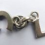 Genuine Links of London Sterling Silver Red Letters Charm Image 3