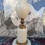 Vintage Alabaster Lamp Image 9