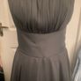 Grey Dress and Scarf Image 3