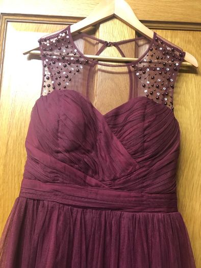 Dress almost new. Little Mistress. Wine Red colour.