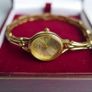 Women's Timex dress watch. Gold opalescent face. Water resistant Quartz Watch (works well Image 3