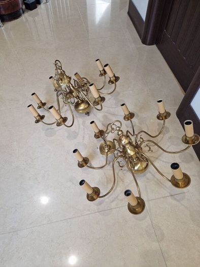 Brass ceiling lights
