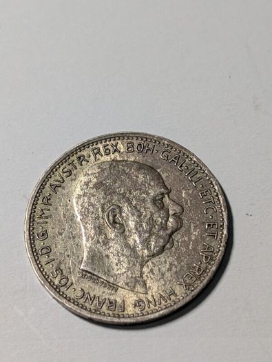 Austria 1916. 1 Corona Silver