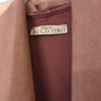 Pala D' Oro Faux  Suede  Long Jacket.  S. S-M.   12-14.  New-NoTag. Image 2