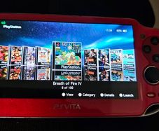 ps vita crimson red