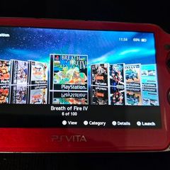 ps vita crimson red