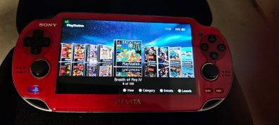 ps vita crimson red