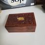 Carved wooden trinket box Image 9