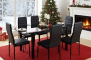 Holiday Offer: Extendable Table Set Black