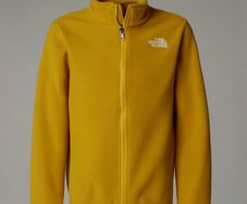 The North Face yellow fleece jacket