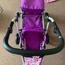 Purple Tandem Stroller for Dolls Image 3