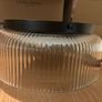Laura Ashley Charissa Ceiling Light with Glass Crack. Image 5