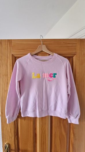 Pink Girls sweatshirt - jumper Age 10-11
