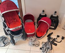 Icandy twin travel system..