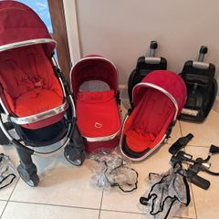 Icandy twin travel system..