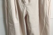 Zara Beige High-Waisted Wide Leg Chinos  Culottes  Size M