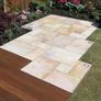 Mint Sandstone Hand-Cut Calibrated Paving Slab 60x60x2.2cm Image 3