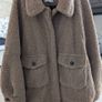 Zara faux fur teddy coat Image 4