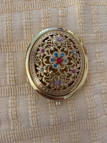 Compact Mirror - Bead Embellished