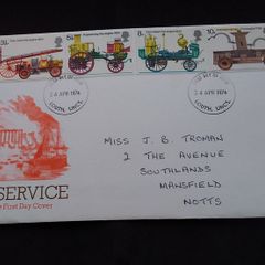 Great Britain Stamps : Fire Service - Post Office First Day Cover - 1974