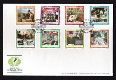 2011 Isle of Man Genealogy Commemorative Stamps First Day Cover (FDC)