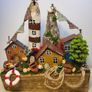 Wooden lighthouse coastal scene! Image 2
