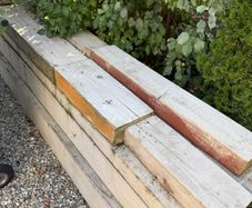 Timber railway sleepers