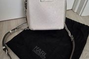 Karl Lagerfeld Silver Crossbody Bag