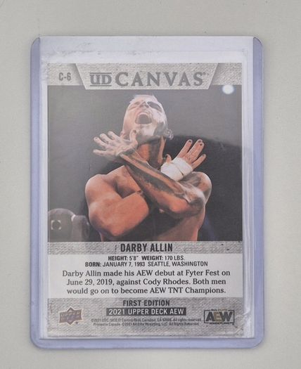 AEW Upper Deck 2021 UD CANVAS Wrestking Trading Card Bundle