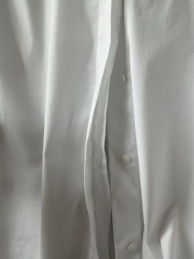 shirt Zara size large white blouse with grandfather frilled collar