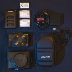 Sony RX100 II Compact Camera + 3 Batteries + Triple USB-C Charger