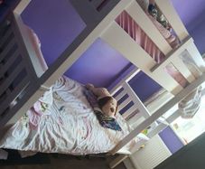 Small single bunk bed
