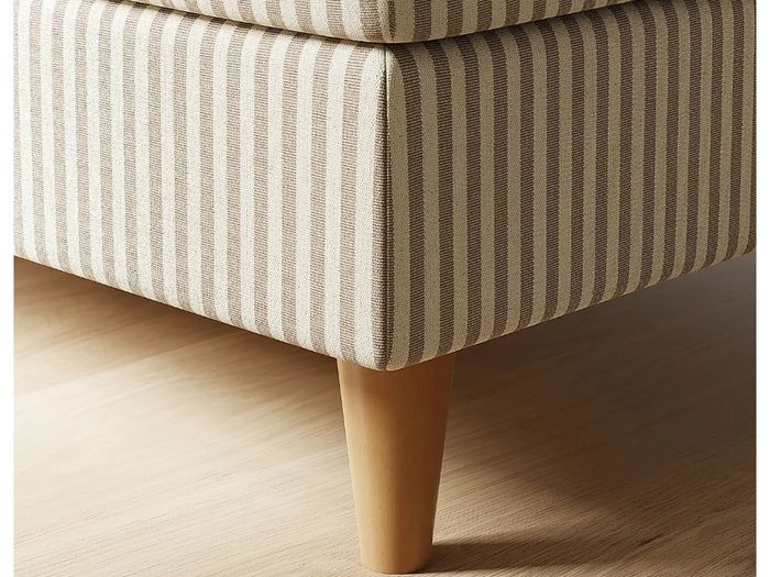 Storage Footstool Blue Dunelm