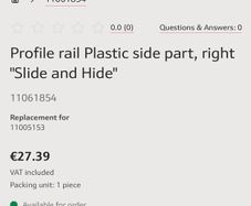 NEFF Slide and Hide Right Hand Rail