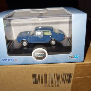 Oxford diecast Morris Marina Teal Blue 1.76 Scale