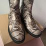 boot Bnwt snakeskin effect ankle boots size 39 bellucci brand rubber soled Image 4