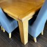 solid wood extendable table Image 4