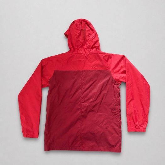 Columbia Sportswear red hooded jacket in size Large.