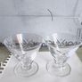 Pair of Rare Irish WATERFORD Martini Glasses #410286 1962 - Mint Condition. Image 2